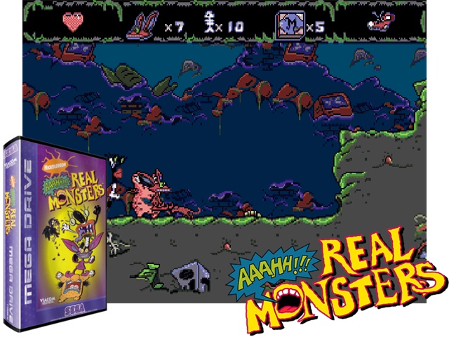 AAAHH!!! Real Monsters (UE) [!]